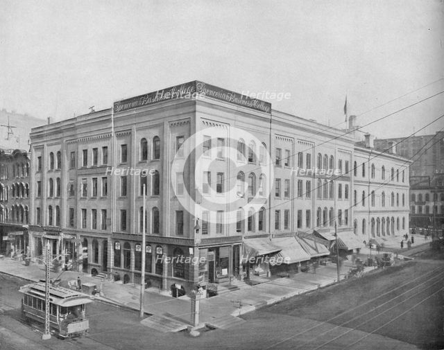 'Wisconsin Street and Broadway, Milwaukee, Wisconsin', c1897. Creator: Unknown.