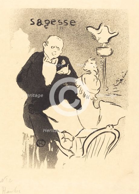 Wisdom (Sagesse), 1893. Creator: Henri de Toulouse-Lautrec.