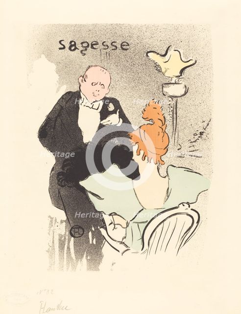 Wisdom (Sagesse), 1893. Creator: Henri de Toulouse-Lautrec.