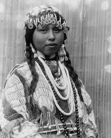 Wishham bride, c1910. Creator: Edward Sheriff Curtis