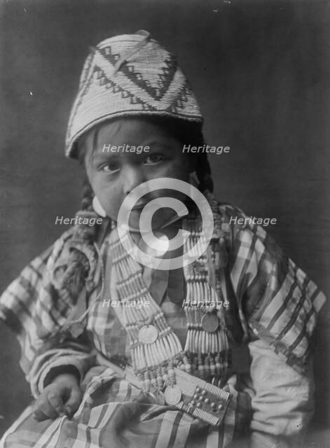Wishham child, c1910. Creator: Edward Sheriff Curtis.
