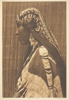 Wishham Girl, Profile, 1910. Creator: Edward Sheriff Curtis