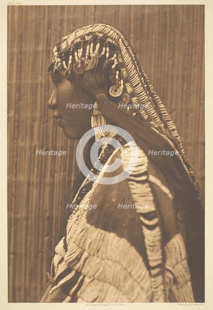 Wishham Girl, Profile, 1910. Creator: Edward Sheriff Curtis.