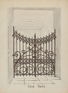 Wishing Gates, c. 1936. Creator: Lucien Verbeke