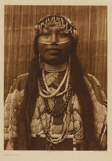 Wishram Girl, 1910. Creator: Edward Sheriff Curtis