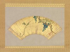 Wisteria, 17th-18th century. Creator: Attributed to Ogata Korin (Japanese, 1658-1716)