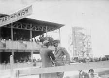 W.K. Vanderbilt at racetrack, 1910. Creator: Bain News Service