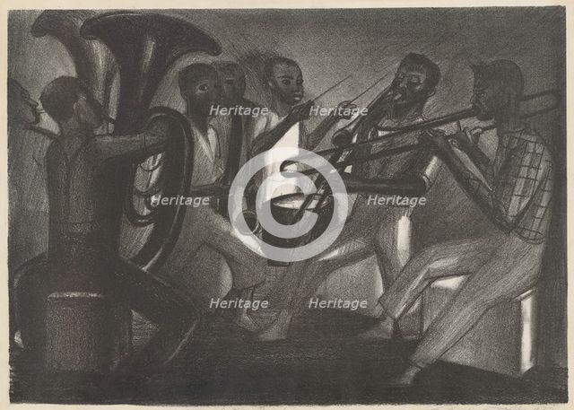 WPA Rhythm Band, ca.1935 - 1943. Creator: Elizabeth Olds.