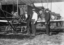 W.R. Kimball & aeroplane, between c1910 and c1915. Creator: Bain News Service