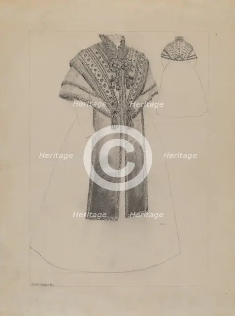 Wrap, c. 1936. Creator: Edith Magnette.
