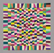 Wrapping Cloth, Pojagi, Korea, 19th century. Creator: Unknown