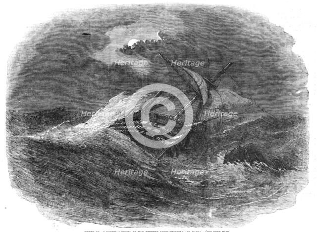 Wreck of an Egyptian Vessel of War between Constantinople and Varna, 1854. Creator: Unknown.