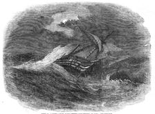 Wreck of an Egyptian Vessel of War between Constantinople and Varna, 1854. Creator: Unknown