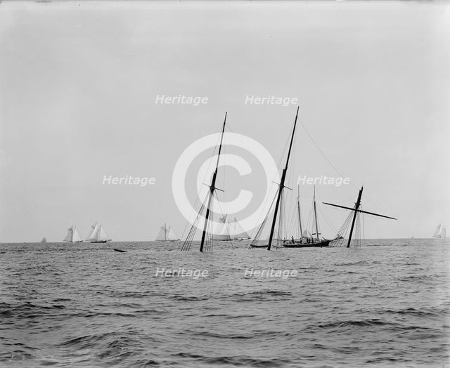 Wreck of Alva, Aug. 8, 1892, 1892 Aug 8. Creator: Unknown.