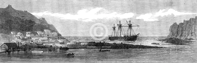 Wreck of H.M.S. Megaera, 1871. Creator: Unknown.