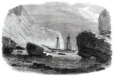 Wreck of the Brig "Retriever", in the Boccases, Trinidad, 1850. Creator: Unknown