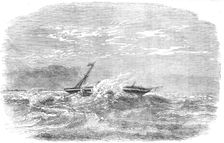 Wreck of "The Douro" steam-ship, on the Paracels, in the China Sea, 1854. Creator: Unknown