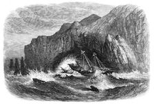 Wreck of the General Grant on the Auckland Islands, 1868. Creator: Unknown