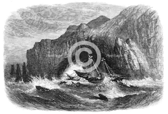 Wreck of the General Grant on the Auckland Islands, 1868. Creator: Unknown.