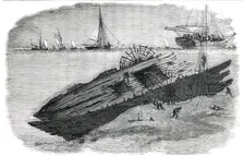 Wreck of the "Royal Adelaide" Steam-Ship, 1850. Creator: Unknown
