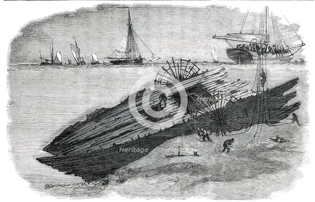 Wreck of the "Royal Adelaide" Steam-Ship, 1850. Creator: Unknown.