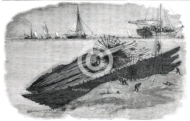 Wreck of the "Royal Adelaide" Steam-Ship, 1850. Creator: Unknown.