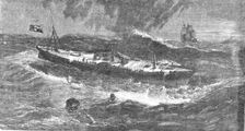 Wreck of the San Francisco; American steam-ship December 1853 1854. Creator: Unknown