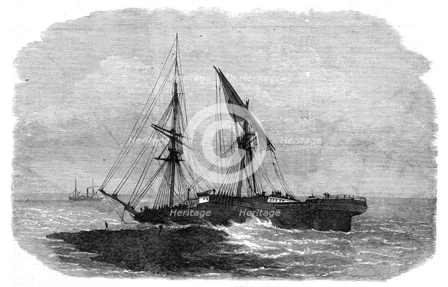 Wreck of the Young Australia on Moreton Island, Queensland, 1872. Creator: Unknown.