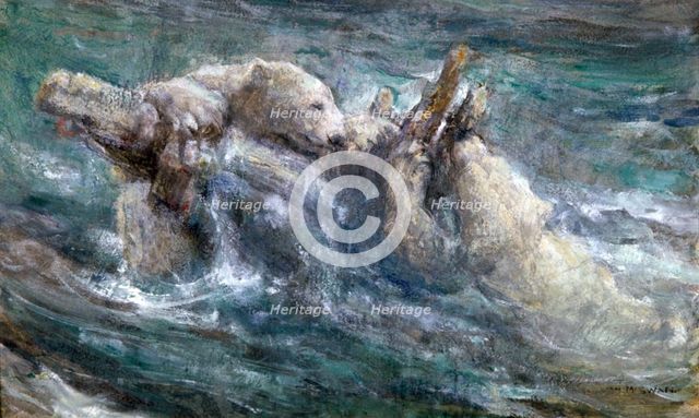 'Wreckage', c1867-1910.        Artist: John MacAllan Swan