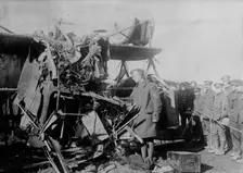 Wrecked "GOTHA", 1917. Creator: Bain News Service