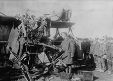 Wrecked "GOTHA", 1917. Creator: Bain News Service