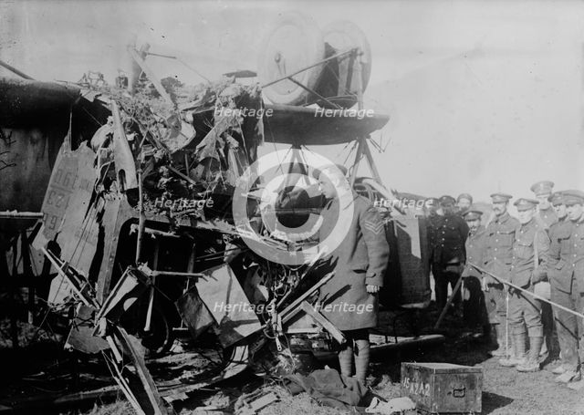 Wrecked "GOTHA", 1917. Creator: Bain News Service.
