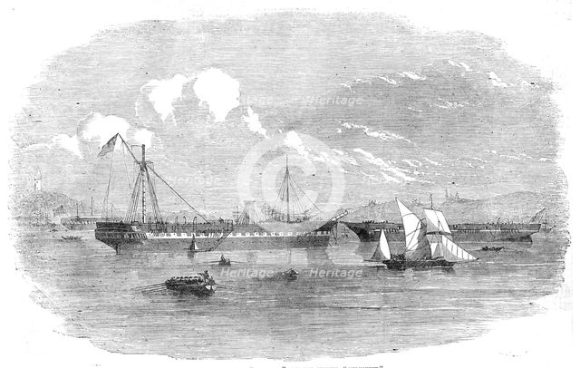 Wrecks of the "Caduceus" and the Steamer "Melbourne", 1854. Creator: Unknown.