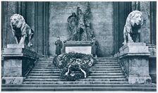 Wreath laid by Adolf Hitler on Martyrs Day at the Hall of the Fallen, 9th November, 1933