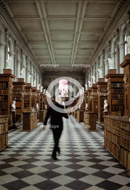 Wren Library, Trinity College, Cambridge University, Cambridgeshire, 1967. Creator: Tony Evans.