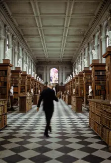 Wren Library, Trinity College, Cambridge University, Cambridgeshire, 1967. Creator: Tony Evans