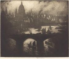 Wren's City, 1909. Creator: Joseph Pennell