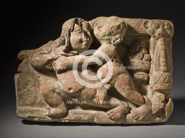 Wrestlers, 5th century. Creator: Unknown.