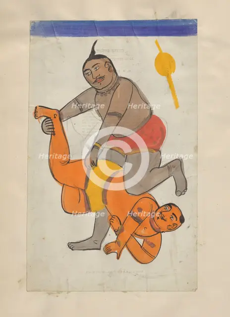 Wrestlers. Creator: Unknown.