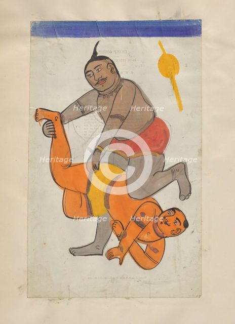 Wrestlers. Creator: Unknown.