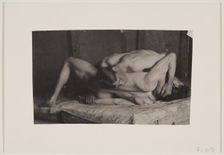 Wrestlers in Eakins's Studio, c. 1899. Creator: Thomas Eakins