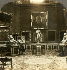 Wrestlers. Venus de Medici and Knife Grinder, Uffizi Palace, Florence, Italy c1909. Creator: Unknown