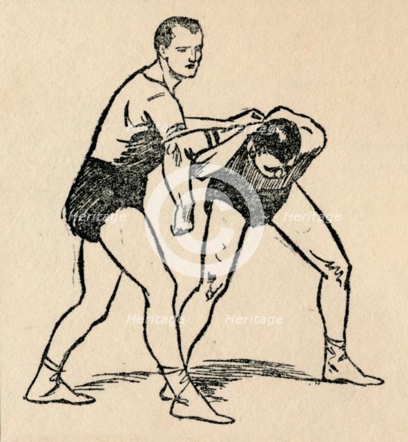 'Wrestling', 1912. Artist: Unknown.