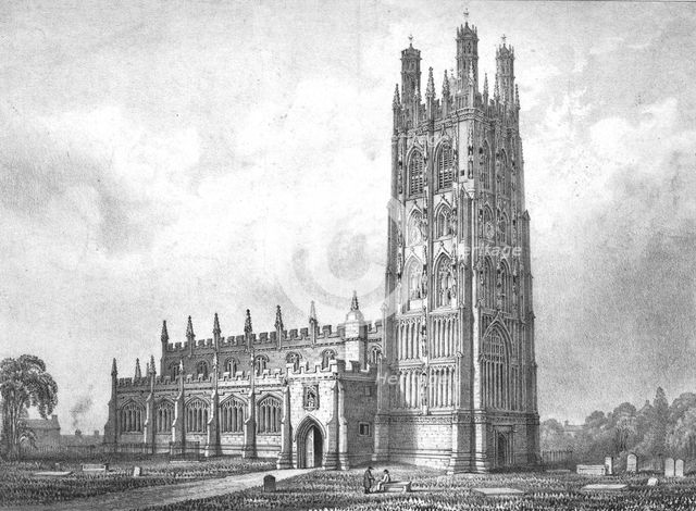 Wrexham Church, Denbighshire, north Wales, 19th century. Artist: W Crane.