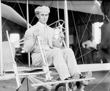 Wright Brothers Airplane, Etc - Harry Atwood, 1911. Creator: Harris & Ewing
