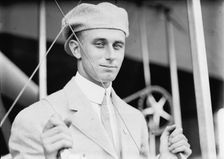 Wright Brothers Airplane, Etc - Harry Atwood, 1911. Creator: Harris & Ewing