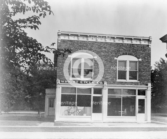Wright Brothers Bicycle Shop, 1937. Creator: Unknown.