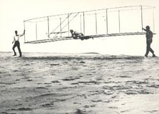 Wright Brothers Glider Tests, Kill Devil Hills, North Carolina, USA, October 10, 1902. Creator: NASA
