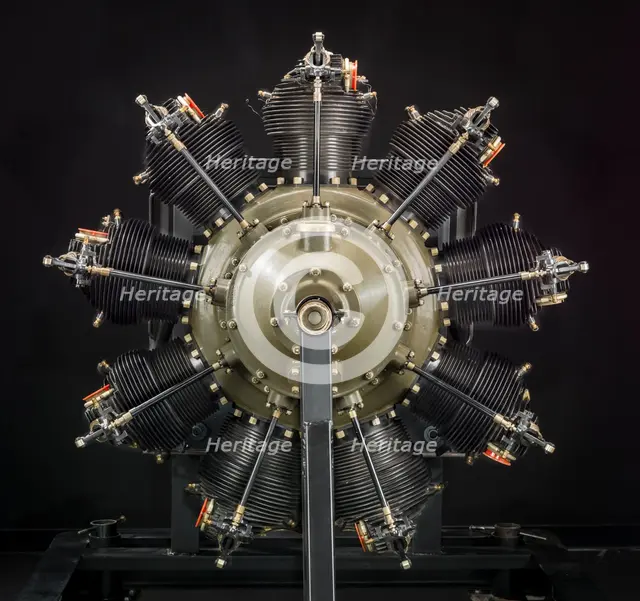 Wright Cyclone P-1, Radial 9 Engine, ca. 1925. Creator: Wright Aeronautical.