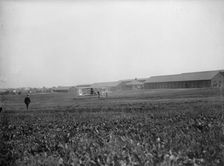 Wright Flights, Fort Myer, Va, July 1909 - First Army Flights; View of Wright Plane, 1909 July. Creator: Harris & Ewing